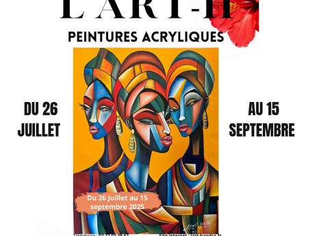 Exposition L'ART-H - peinture acrylique