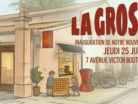 Inauguration de la boutique "La Grosse Boîte"