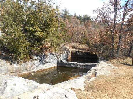 The Aiguiers (cistern from rock) of St-Saturnin-lès-Apt