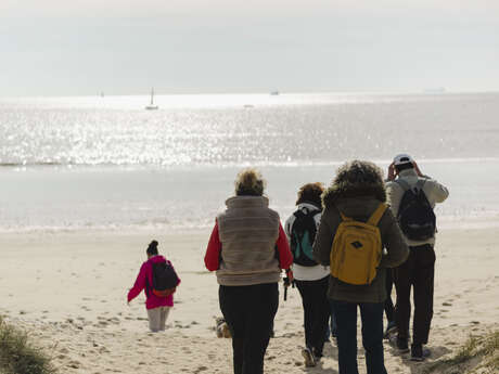 Positive Wanderung in Bois-Plage