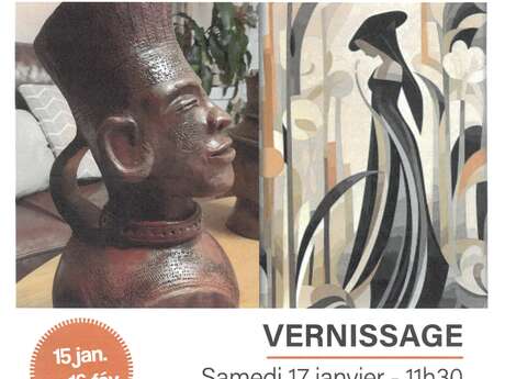 Exposition de peintures et sculptures : Baya