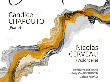 Concert des professeurs du conservatoire Candice CHAPOUTOT (piano) et Nicolas CERVEAU (violoncelle)