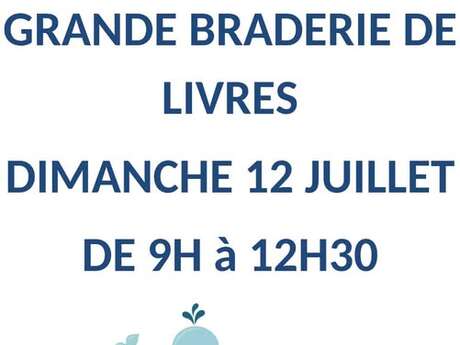 Grande braderie de livres -  Bibliothèque La Baleine