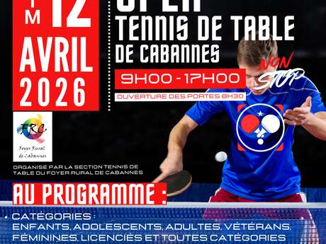 Open tennis de table de Cabannes