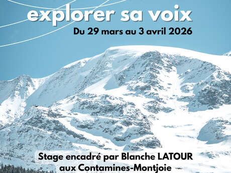 Stage de chant "découvrir et explorer sa voix"