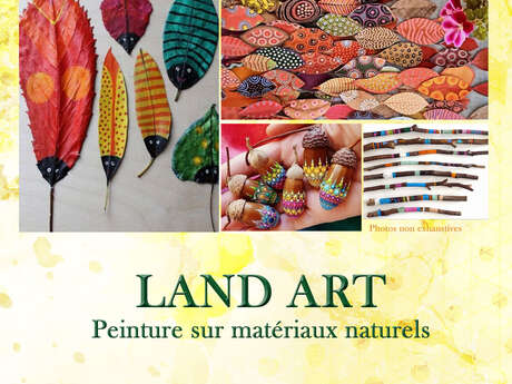 Atelier à l'Oustaou dòu pais-Land Art autour du mimosa