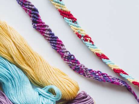 Atelier créatif - Scoubidou et bracelet brésilien