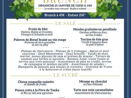 Brunch à l'Hostellerie du Château des Fines Roches