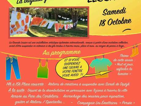 La Grande Lessive d'Anduze, journée créative et festive