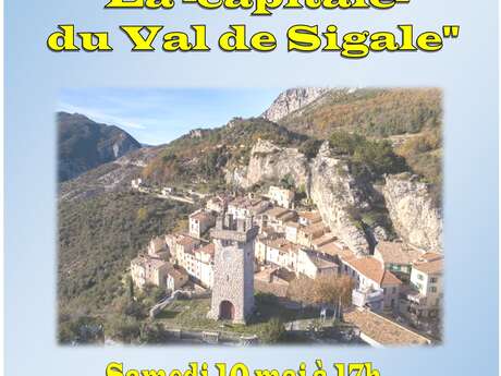 Les Samedis de l'Amont : Conférence : "  La ‘capitale’ du Val de Sigale "