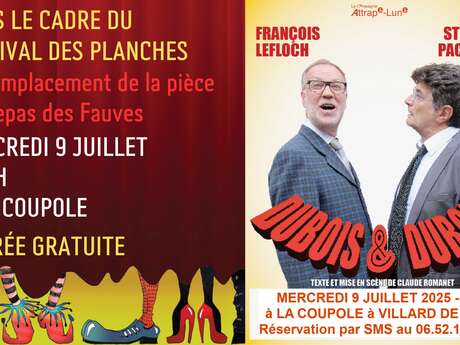 Festival des Planches - spectacle : Dubois et Dubois
