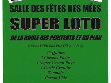 Super loto de la Boule des Pénitents et du plan