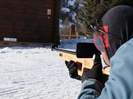 Initiation au tir à la carabine laser