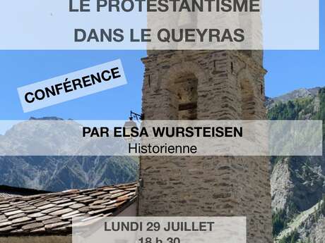 Conférence "Le protestantisme dans le Queyras"