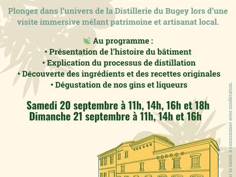 Visite guidée de la Distillerie du Bugey
