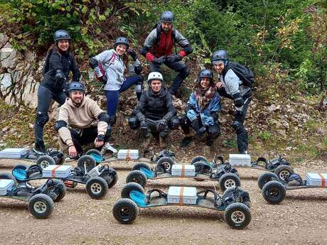 Randonnée d'1h45 en Mountainboard