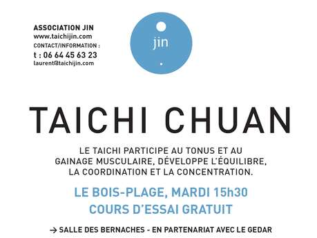 Year-round Tai Chi workshop with GEDAR