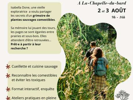 sur la piste des plantes - stage immersif