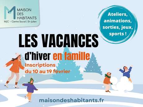 Les vacances d'hiver en famille