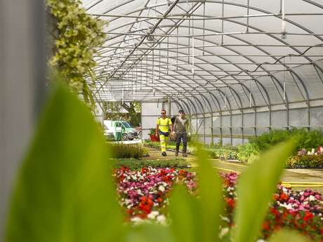 Visite et lectures à la pépinière municipale