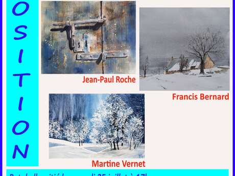 Exposition Art Mada Jean-Paul Riche, Francis Bernard et Martine Vernet