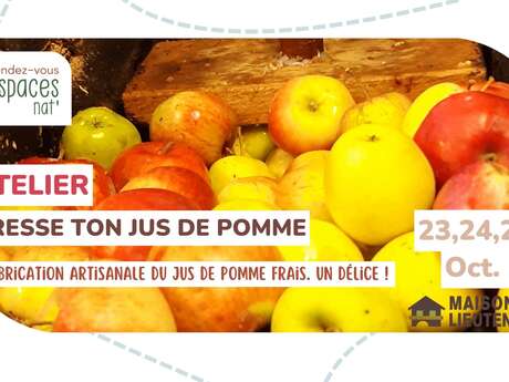 Atelier : "Presse ton jus de pomme"