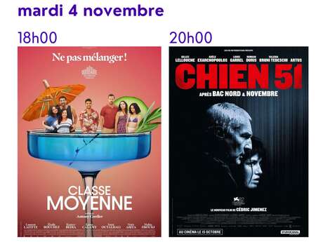 Cinéma au village de Seillans - 2 séances Cinéma au village de Seillans - 2 séances