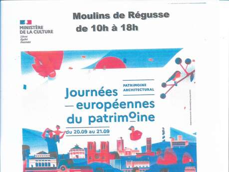 Visites du moulin à vent | Journées européennes du patrimoine 2025 à Régusse