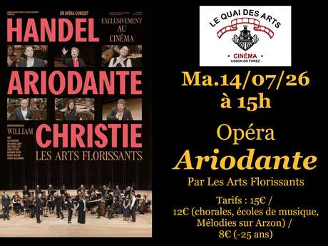 Ariodante - retransmission d'opéra