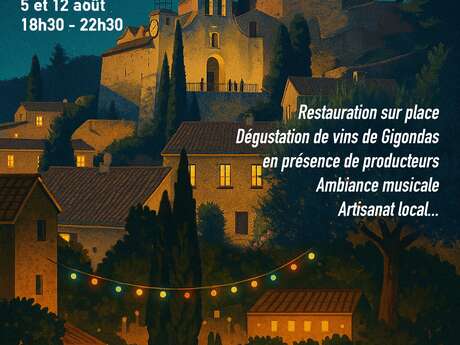 Les Nocturnes de Gigondas : Marché d'artisanat
