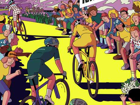 Le Tour de France - Orcières ville d'arrivée