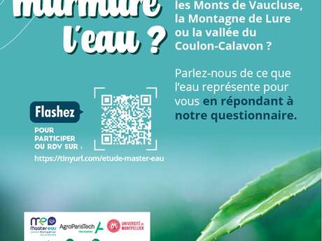 Que vous murmure l'eau ?