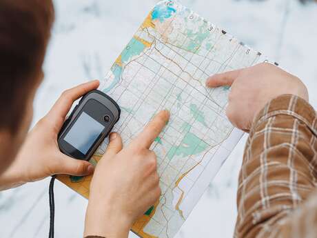 Chasse au trésor Geocatching sur pistes