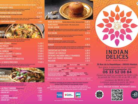 Restaurant Indian Délices