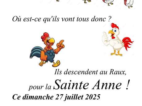 Fête de la Sainte-Anne au Raux