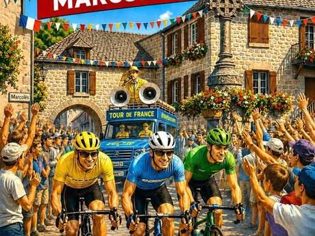 De Tour de France 2026 komt langs Marcolès