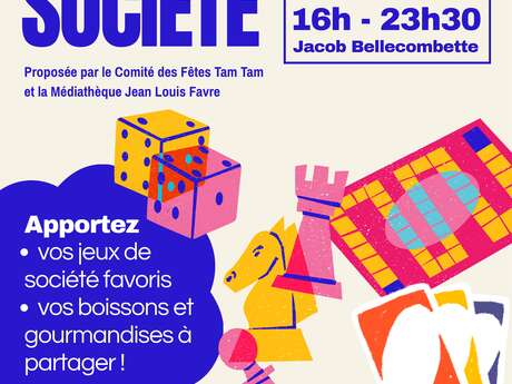 Soirée jeux de société