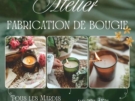 Atelier création de bougies