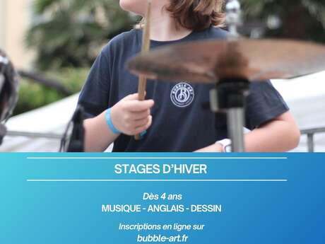 Stages vacances scolaires - Bubble Art