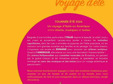 Concert voyage d'été - Les Saisies