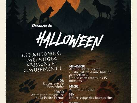 Halloween  au Parc Alpha