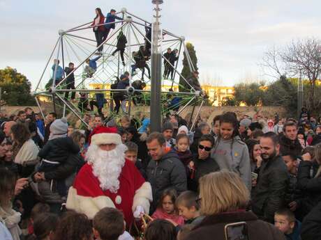 Arrivée du Père Noël à La Crau