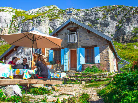 Refuge de Platé from Flaine