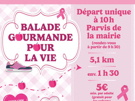 Octobre Rose : Balade gourmande pour la vie