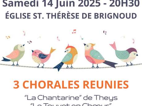 Concert - 3 chorales réunies !