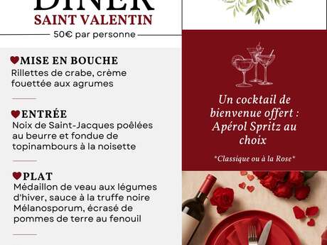 Valentine’s Day Dinner at La Mule du Pape