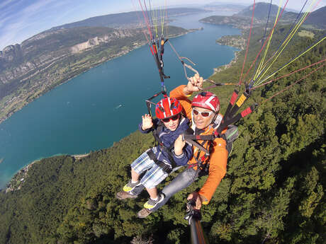 Parapente : vol biplace enfant