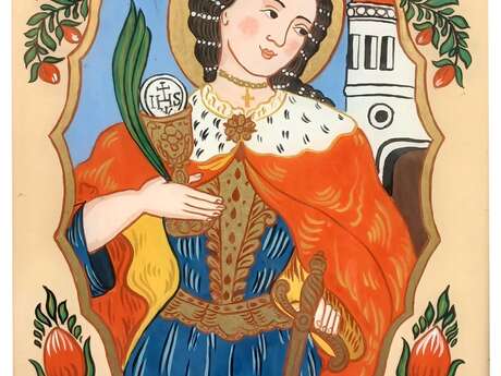 Exposition "L'envers du décor : L'art populaire de la peinture sous verre"
