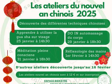 Ateliers du nouvel an chinois Du 29 au 31 janv 2025