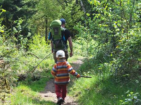 Guided hike la rando des bout'chou